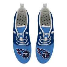 Load image into Gallery viewer, Tennessee Titans NFL Apparel Unisex Breathable Shoes Sneaker Custom Personalized Full Color Full Plus Size Best Gift Printed Logo Team