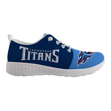 Load image into Gallery viewer, Tennessee Titans NFL Apparel Unisex Breathable Shoes Sneaker Custom Personalized Full Color Full Plus Size Best Gift Printed Logo Team
