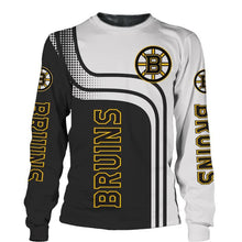 Load image into Gallery viewer, Boston Bruins NHL Apparel Men Polyester Sweatshirt 3D Long Sleeve Personalized Full Color Full Plus Size Best Gift Printed Logo Team