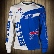 Load image into Gallery viewer, Buffalo Bills NFL Apparel Men Polyester Sweatshirt 3D Long Sleeve Personalized Full Color Full Plus Size Best Gift Printed Logo Team