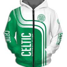 Load image into Gallery viewer, Celtic FC Apparel Men Zipper 3D Hoodies Custom Personalized Full Color Full Plus Size Best Gift Printed Logo Team