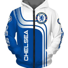 Load image into Gallery viewer, Chelsea Apparel Men Zipper 3D Hoodies Custom Personalized Full Color Full Plus Size Best Gift Printed Logo Team