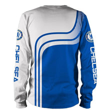 Load image into Gallery viewer, Chelsea Apparel Polyester Sweatshirt 3D Long Sleeve Crew Neck Personalized Full Color Full Plus Size Best Gift Printed Logo Team