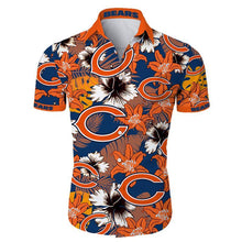 Load image into Gallery viewer, Chicago Bears NFL Apparel Men Short Sleeve design Hawaiian Shirt Personalized Full Color Full Plus Size Best Gift Printed Logo Team