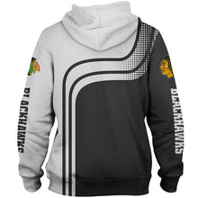 Load image into Gallery viewer, Chicago Blackhawks NHL Apparel Men Zipper 3D Hoodies Custom Personalized Full Color Full Plus Size Best Gift Printed Logo Team