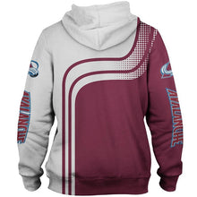 Load image into Gallery viewer, Colorado Avalanche NHL Apparel Men Polyester 3D Hoodies Custom Personalized Full Color Full Plus Size Best Gift Printed Logo Team