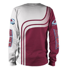 Load image into Gallery viewer, Colorado Avalanche NHL Apparel Men Long Sleeve Sweatshirt 3D Personalized Full Color Full Plus Size Best Gift Printed Logo Team