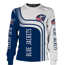 Load image into Gallery viewer, Columbus Blue Jackets NHL Apparel Men Pullover Sweatshirt 3D Personalized Full Color Full Plus Size Best Gift Printed Logo Team