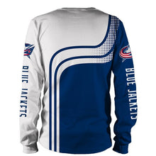 Load image into Gallery viewer, Columbus Blue Jackets NHL Apparel Men Pullover Sweatshirt 3D Personalized Full Color Full Plus Size Best Gift Printed Logo Team
