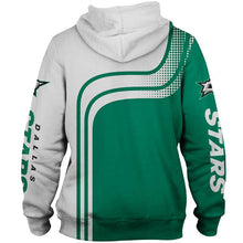 Load image into Gallery viewer, Dallas Stars NHL Apparel Men Zipper 3D Hoodies Custom Personalized Full Color Full Plus Size Best Gift Printed Logo Team