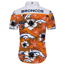 Load image into Gallery viewer, Denver Broncos NFL Apparel Men Short sleeves Hawaiian Shirt Personalized Full Color Full Plus Size Best Gift Printed Logo Team