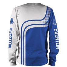 Load image into Gallery viewer, Everton Apparel Unisex Long Sleeve Cozy 3D Sweatshirt White/Blue Full Plus Size Best Gift Printed Logo Team