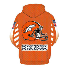 Load image into Gallery viewer, Denver Broncos NFL Apparel Men 3D Polyester Hoodie Sweatshirt Personalized Full Color Full Plus Size Best Gift Printed Logo Team