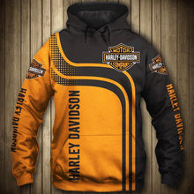 Load image into Gallery viewer, Harley Davidson Men Polyester Blend 3D Hoodies Long Sleeve Personalized Full Color Full Plus Size Best Gift Printed Logo Team