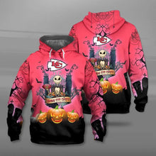 Load image into Gallery viewer, Kansas City Chiefs NFL Apparel Men Polyester 3D Hoodies Custom Personalized Full Color Full Plus Size Best Gift Printed Logo Team