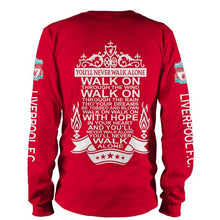 Load image into Gallery viewer, Liverpool FC Unisex Polyester Blend 3D Sweatshirt Long Sleeve Crew Neck Red/White Full Plus Size Best Gift Printed Logo Team