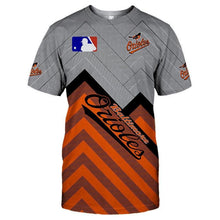 Load image into Gallery viewer, Baltimore Orioles MLB Apparel Men Short Sleeve 3D All Over Print T-Shirt Personalized Full Color Full Plus Size Best Gift Printed Logo Team