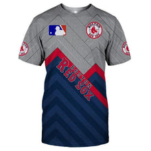Load image into Gallery viewer, Boston Red Sox MLB Apparel Unisex Short Sleeve 3D T-Shirt Personalized Full Color Full Plus Size Best Gift Printed Logo Team