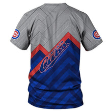 Load image into Gallery viewer, Chicago Cubs MLB Apparel Unisex Short Sleeve 3D T-Shirt Personalized Full Color Full Plus Size Best Gift Printed Logo Team