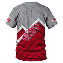 Load image into Gallery viewer, Cincinnati Reds MLB Apparel Unisex Short Sleeve 3D T-Shirt Personalized Full Color Full Plus Size Best Gift Printed Logo Team
