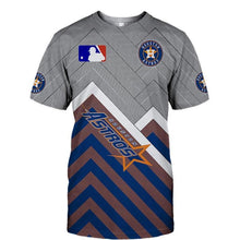 Load image into Gallery viewer, Houston Astros MLB Apparel Unisex Short Sleeve 3D T-Shirt Personalized Full Color Full Plus Size Best Gift Printed Logo Team