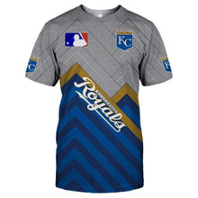 Load image into Gallery viewer, Kansas City Royals MLB Apparel Unisex Short Sleeve 3D All Over Print T-Shirt Personalized Full Color Full Plus Size Best Gift Printed Logo Team