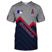 Load image into Gallery viewer, Los Angeles Angels MLB Apparel Unisex Short Sleeve 3D T-Shirt Personalized Full Color Full Plus Size Best Gift Printed Logo Team