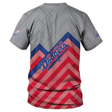Load image into Gallery viewer, Los Angeles Dodgers MLB Apparel Unisex Short Sleeve 3D All Over Print T-Shirt Personalized Full Color Full Plus Size Best Gift Printed Logo Team
