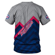 Load image into Gallery viewer, Minnesota Twins MLB Apparel Unisex Short Sleeve 3D T-Shirt Personalized Full Color Full Plus Size Best Gift Printed Logo Team