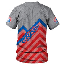Load image into Gallery viewer, Montreal Expos MLB Apparel Unisex Short Sleeve 3D All Over Print T-Shirt Personalized Full Color Full Plus Size Best Gift Printed Logo Team