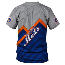 Load image into Gallery viewer, New York Mets MLB Apparel Unisex Short Sleeve 3D All Over Print T-Shirt Personalized Full Color Full Plus Size Best Gift Printed Logo Team