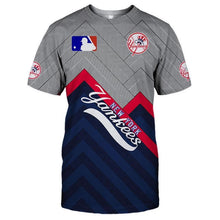 Load image into Gallery viewer, New York Yankees MLB Apparel Unisex Short Sleeve 3D All Over Print T-Shirt Personalized Full Color Full Plus Size Best Gift Printed Logo Team