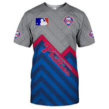 Load image into Gallery viewer, Philadelphia Phillies MLB Apparel Unisex Short Sleeve 3D All Over Print T-Shirt Personalized Full Color Full Plus Size Best Gift Printed Logo Team