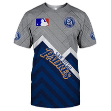 Load image into Gallery viewer, San Diego Padres MLB Apparel Unisex Short Sleeve 3D All Over Print T-Shirt Personalized Full Color Full Plus Size Best Gift Printed Logo Team