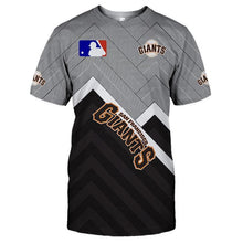 Load image into Gallery viewer, San Francisco Giants MLB Apparel Unisex Short Sleeve 3D All Over Print T-Shirt Personalized Full Color Full Plus Size Best Gift Printed Logo Team