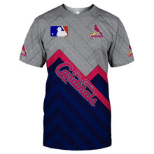 Load image into Gallery viewer, St Louis Cardinals MLB Apparel Men Short Sleeve 3D T-Shirt Personalized Full Color Full Plus Size Best Gift Printed Logo Team
