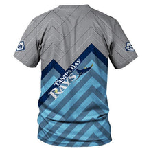 Load image into Gallery viewer, Tampa Bay Rays MLB Apparel Unisex Short Sleeve 3D All Over Print T-Shirt Personalized Full Color Full Plus Size Best Gift Printed Logo Team