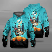 Load image into Gallery viewer, Miami Dolphins NFL Apparel Men Polyester 3D Hoodies Custom Personalized Full Color Full Plus Size Best Gift Printed Logo Team