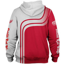 Load image into Gallery viewer, Detroit Red Wings NHL Apparel Men 3D Polyester Zipper Hoodie Personalized Full Color Full Plus Size Best Gift Printed Logo Team