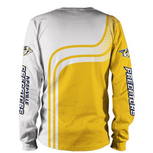 Load image into Gallery viewer, Nashville Predators NHL Apparel Unisex Long Sleeve Cozy 3D Sweatshirt White/Yellow Full Plus Size Best Gift Printed Logo Team