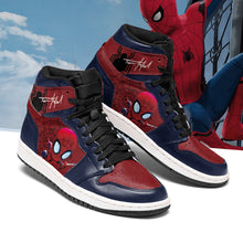 Load image into Gallery viewer, Spider Man Apparel Unisex real leather Air Jordan Sneaker Personalized Full Color Full Plus Size Best Gift Printed Logo Team