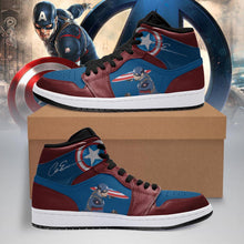Load image into Gallery viewer, Captain America Apparel Men Air Jordan Sneaker Limited Edition Personalized Full Color Full Plus Size Best Gift Printed Logo Team
