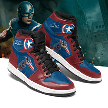 Load image into Gallery viewer, Captain America Apparel Men Air Jordan Sneaker Limited Edition Personalized Full Color Full Plus Size Best Gift Printed Logo Team