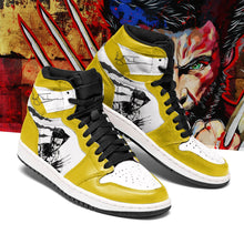 Load image into Gallery viewer, The Wolverine X-Men Apparel Unisex real leather Air Jordan Sneaker Personalized Full Color Full Plus Size Best Gift Printed Logo Team