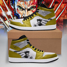 Load image into Gallery viewer, The Wolverine X-Men Apparel Unisex real leather Air Jordan Sneaker Personalized Full Color Full Plus Size Best Gift Printed Logo Team