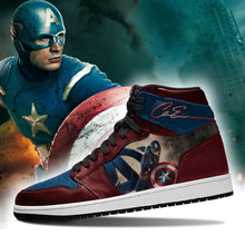 Load image into Gallery viewer, Captain America Apparel Men Air Jordan Sneaker Limited Edition Personalized Full Color Full Plus Size Best Gift Printed Logo Team