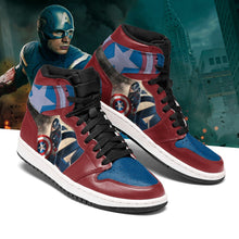 Load image into Gallery viewer, Captain America Apparel Men Air Jordan Sneaker Limited Edition Personalized Full Color Full Plus Size Best Gift Printed Logo Team