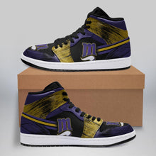 Load image into Gallery viewer, Minnesota Vikings &amp; Minnesota Twins NFL Apparel Unisex real leather Air Jordan Sneaker Personalized Full Color Full Plus Size Best Gift Printed Logo Team