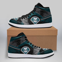 Load image into Gallery viewer, Philadelphia Eagles &amp; Philadelphia Phillies NFL Apparel Unisex real leather Air Jordan Sneaker Personalized Full Color Full Plus Size Best Gift Printed Logo Team