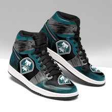 Load image into Gallery viewer, Philadelphia Eagles &amp; Philadelphia Phillies NFL Apparel Unisex real leather Air Jordan Sneaker Personalized Full Color Full Plus Size Best Gift Printed Logo Team